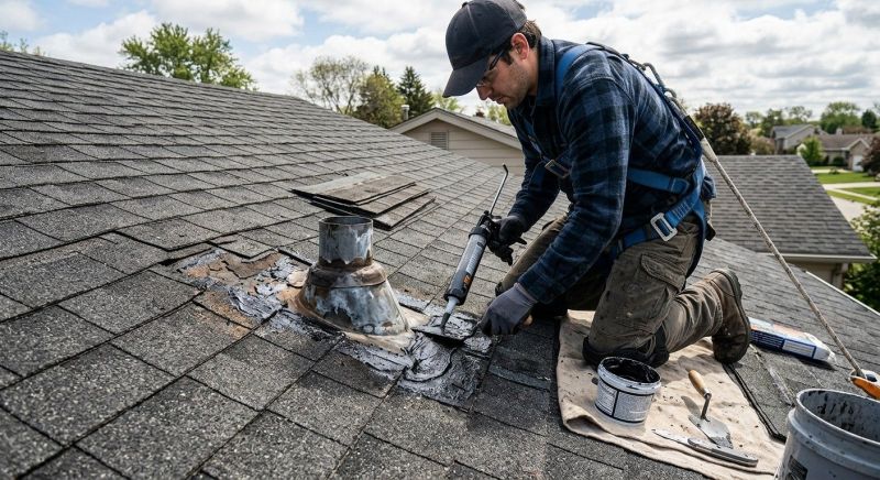 Asphalt Roof Leak Repair in Bethel, CT