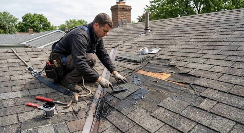 Asphalt Roof Leak Repair in Cheshire, CT