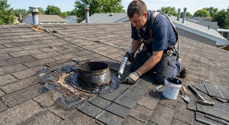 Asphalt Roof Leak Repair in Cromwell, CT