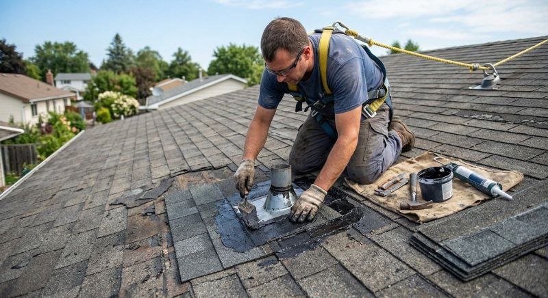Asphalt Roof Leak Repair in Higganum, CT