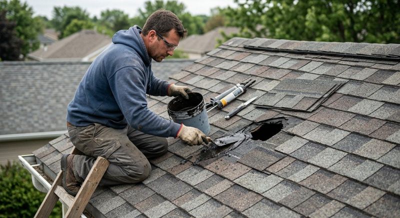Asphalt Roof Leak Repair in West Haven, CT