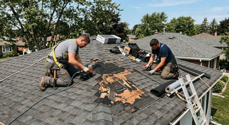 Asphalt Roof Repair in Derby, CT