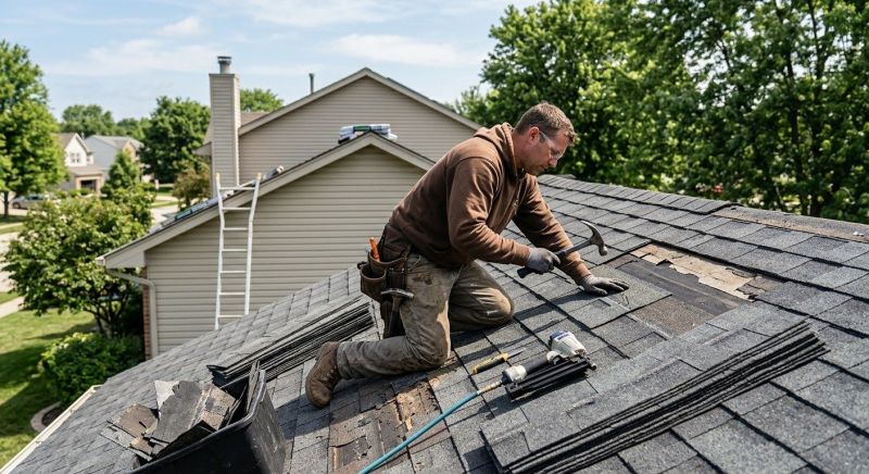 Asphalt Roof Repair in Milford, CT