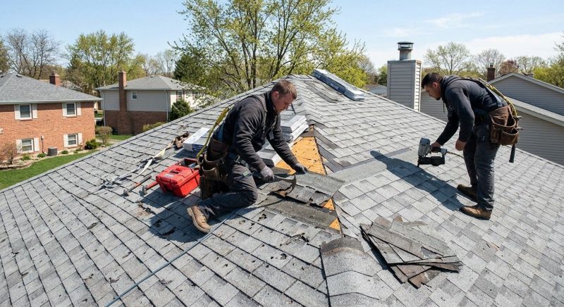 Asphalt Roof Repair in Sandy Hook, CT