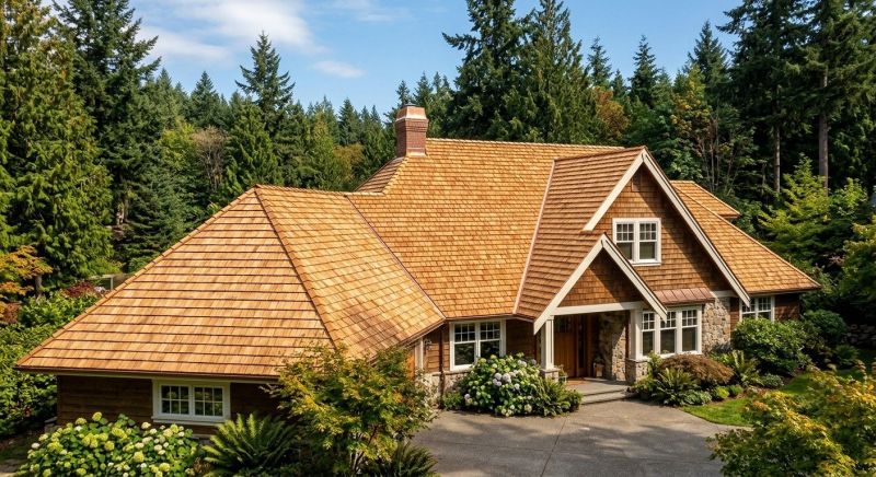 Cedar Roof Installation in Middletown, CT