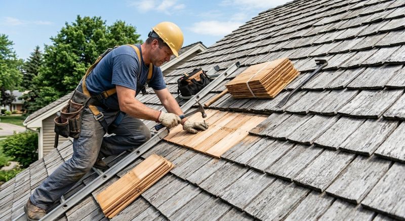 Cedar Shake Roof Repair in Watertown, CT