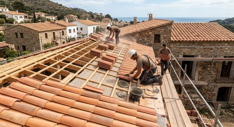 Clay Roof Installation in Berlin, CT