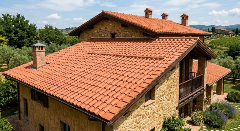 Clay Roof Installation in Haddam, CT