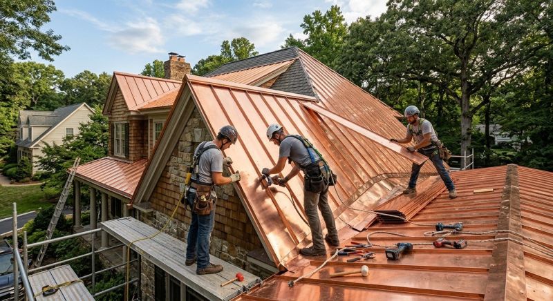 Copper Roof Installation in New Haven, CT