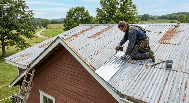 Corrugated Roof Repair in Killingworth, CT