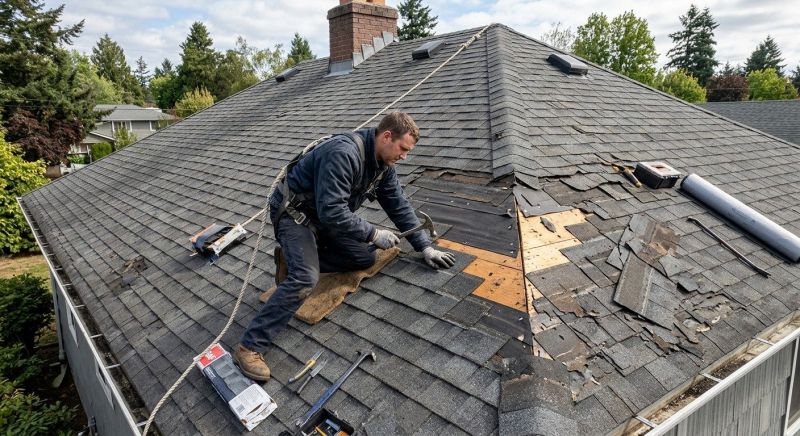 Damaged Roof Repair in Hamden, CT