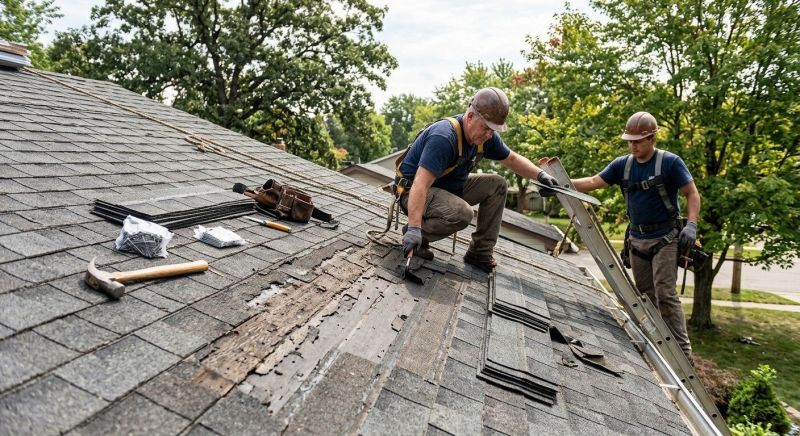 Damaged Roof Repair in Terryville, CT