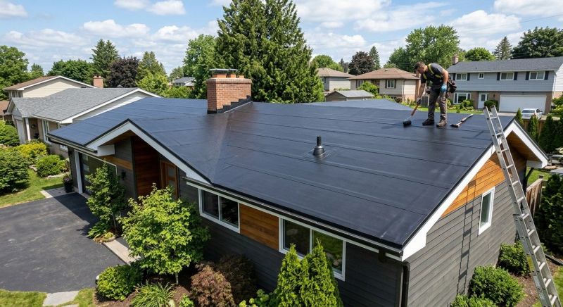 Epdm Roof Installation in Berlin, CT