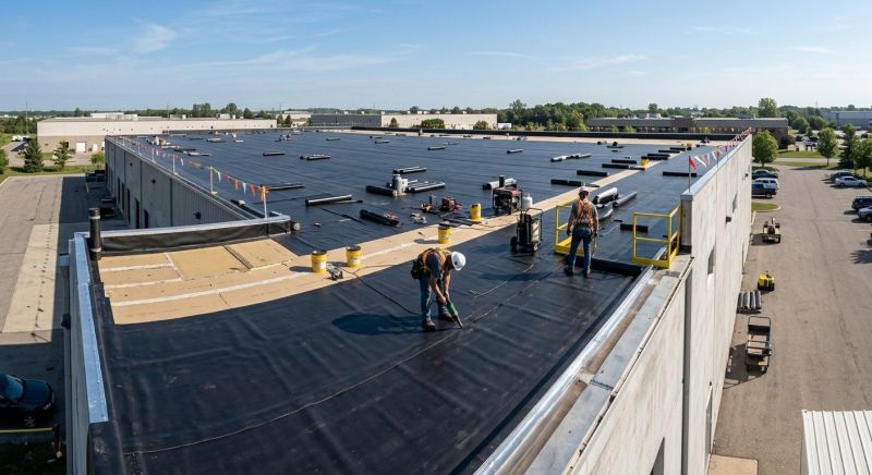 Epdm Roof Installation in Woodbury, CT