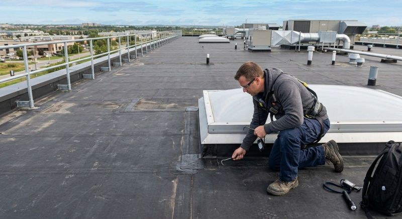 Flat Roof Inspection in New Haven, CT