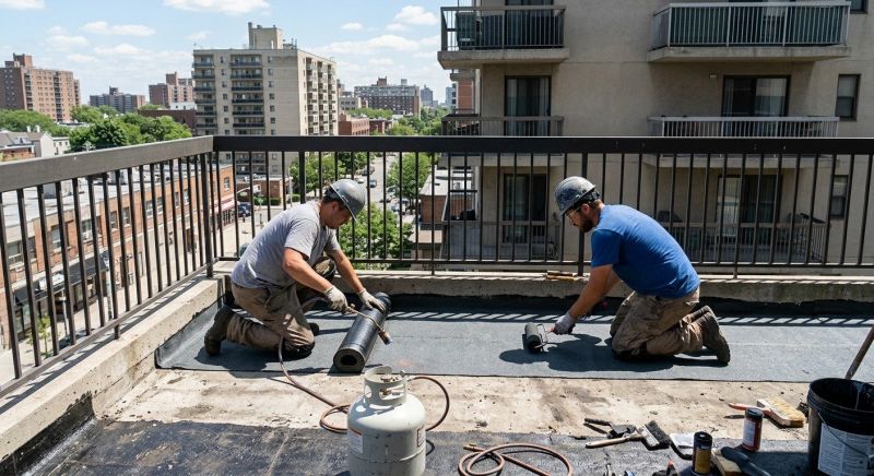 Flat Roof Repair in Easton, CT