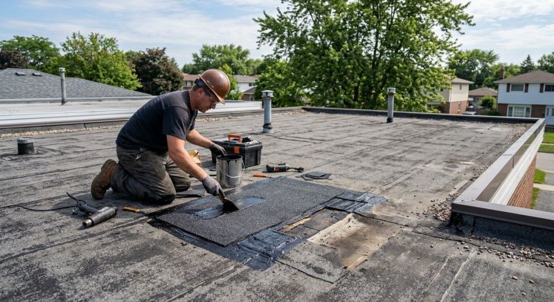 Flat Roof Repair in Madison, CT