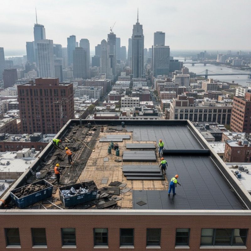 Flat Roof Replacement in Bridgeport, CT