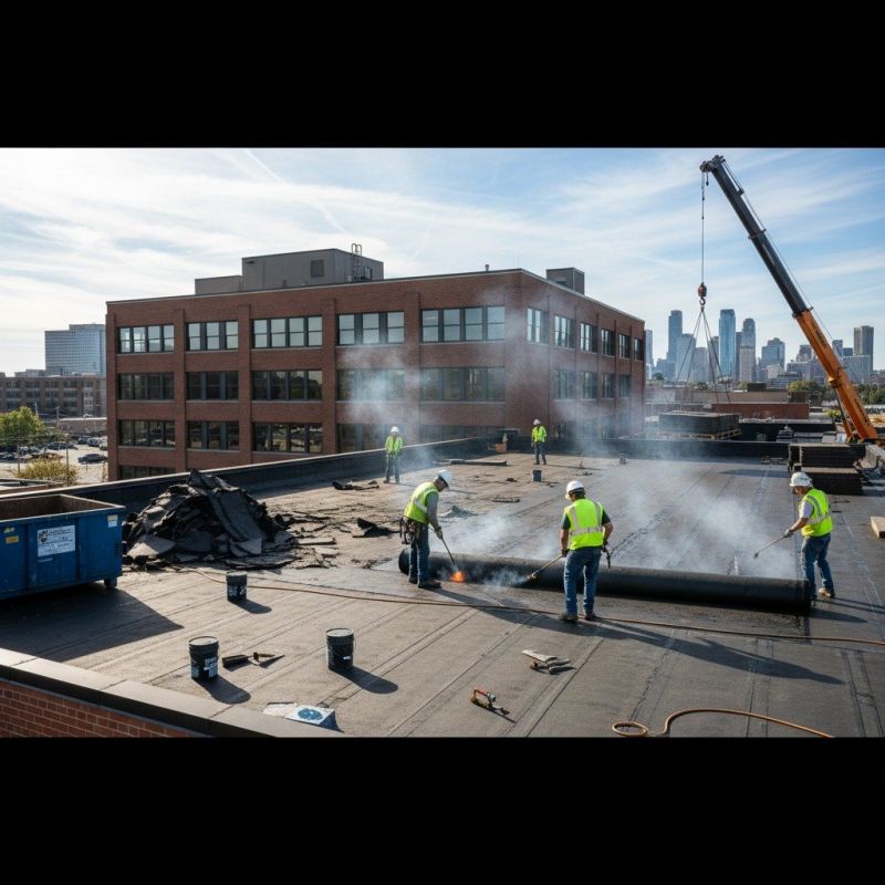 Flat Roof Replacement in Middletown, CT