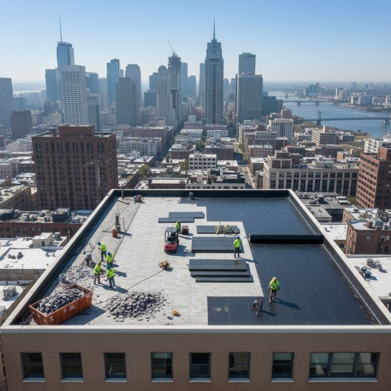 Flat Roof Replacement in Trumbull, CT