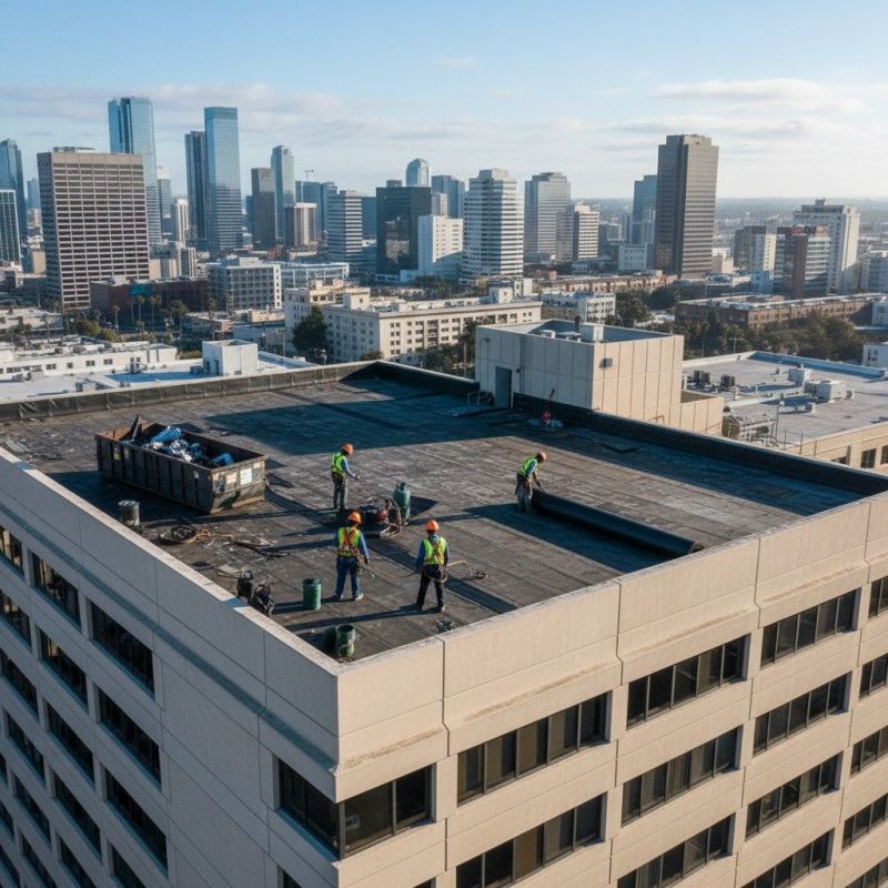 Flat Roof Replacement in Waterbury, CT
