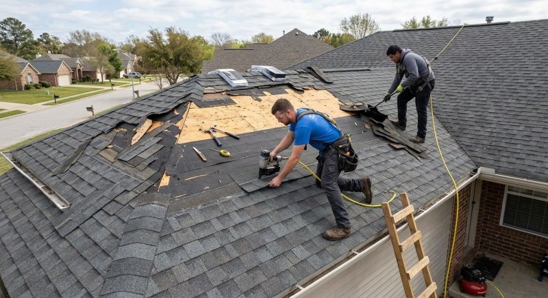 Hail Damage Roof Repair in Milford, CT