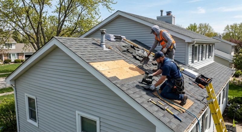 House Roof Repair in Naugatuck, CT