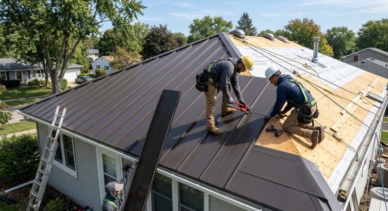 Metal Roof Installation in North Branford, CT