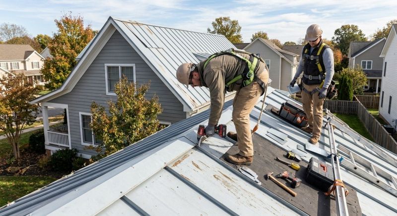 Metal Roof Repair in Monroe, CT