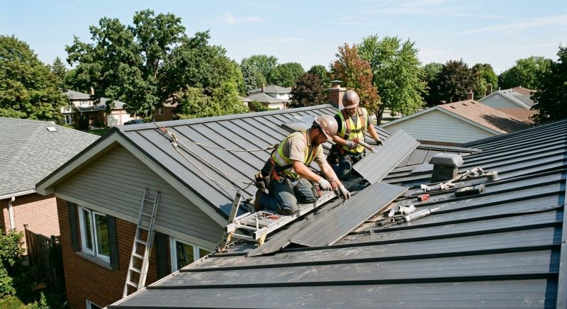 Metal Roof Repair in Oxford, CT