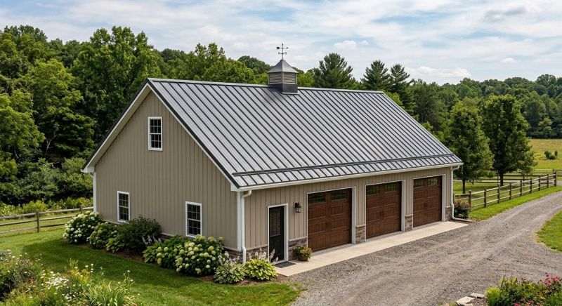 Pole Barn Roof Repair in Shelton, CT