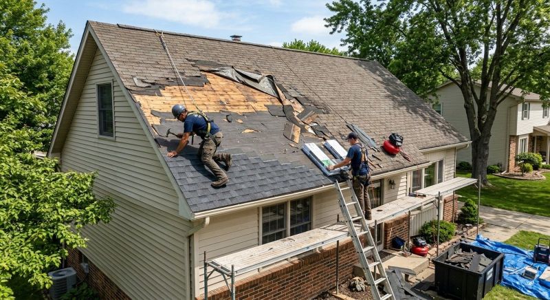 Roof Damage Repair in Thomaston, CT