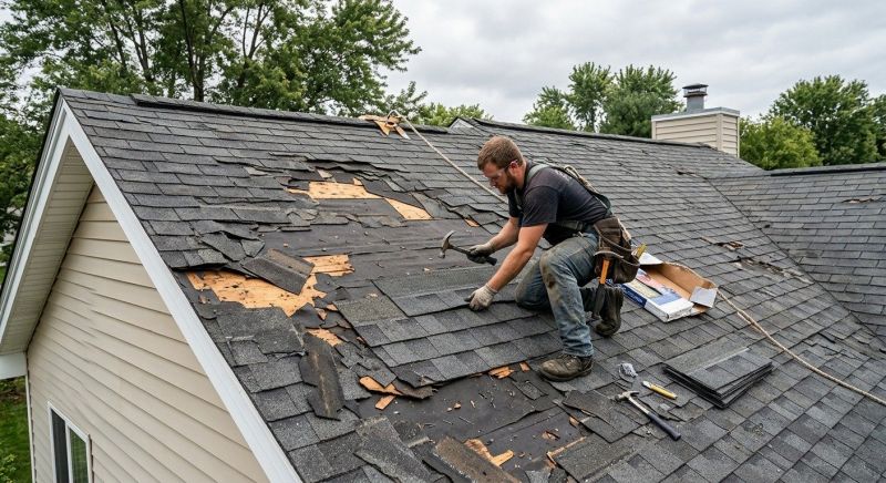 Roof Damage Restoration in Higganum, CT