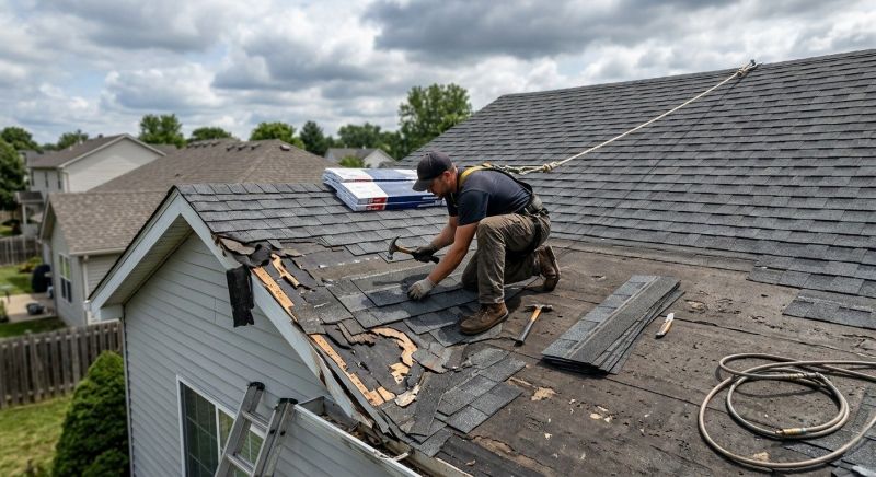 Roof Damage Restoration in Meriden, CT