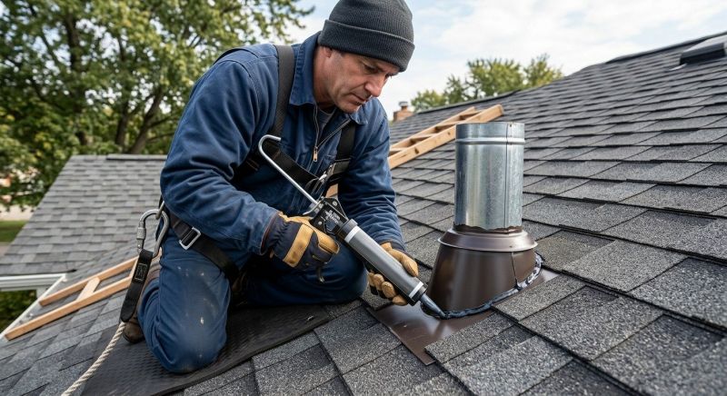 Roof Vent Flashing Repair in New Haven, CT
