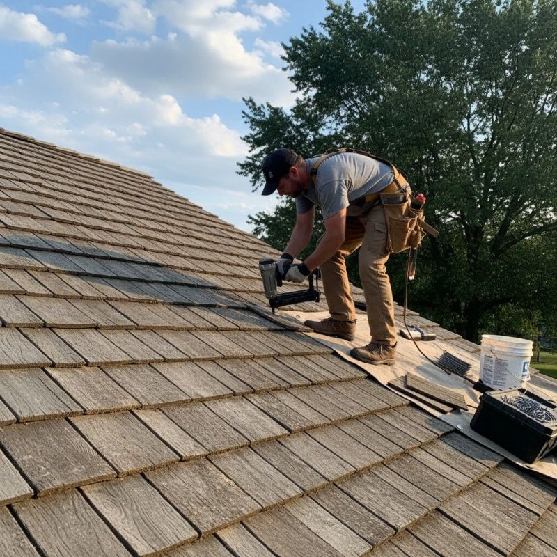 Shake Shingle Repair in Woodbury, CT
