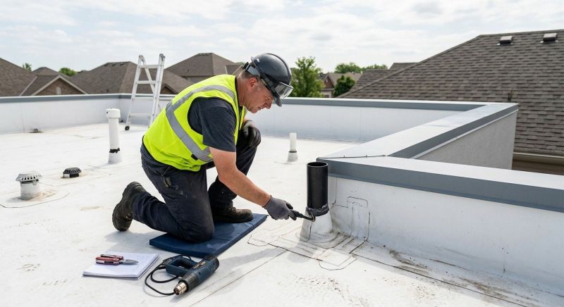 Single Ply Roof Inspection in New Haven, CT
