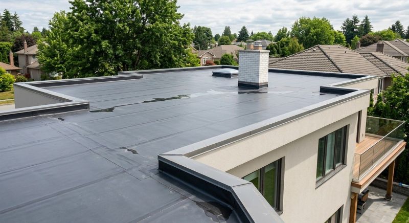 Single Ply Roof Installation in Naugatuck, CT