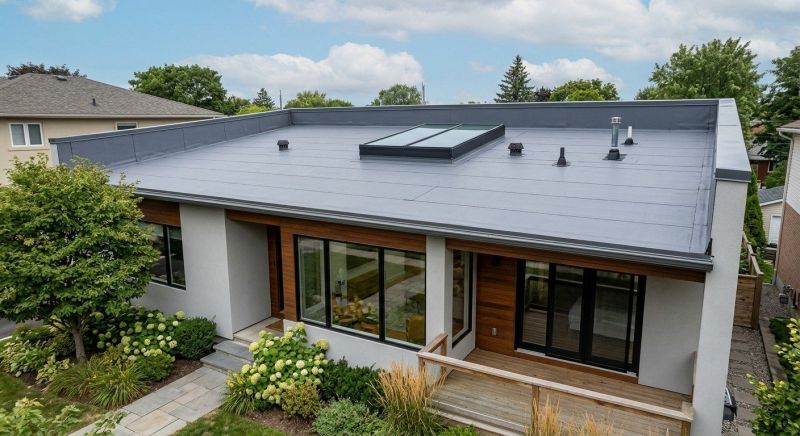 Single Ply Roof Replacement in Newtown, CT