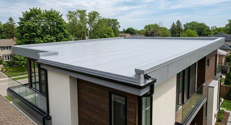 Single Ply Roof Replacement in Woodbury, CT