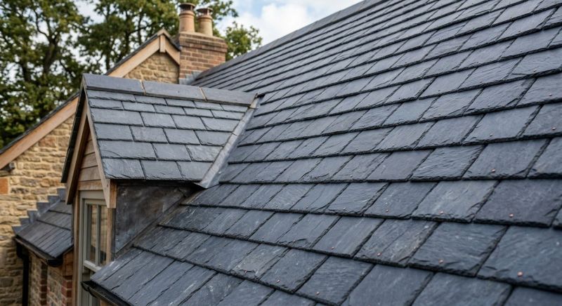 Slate Roof Construction in Guilford, CT