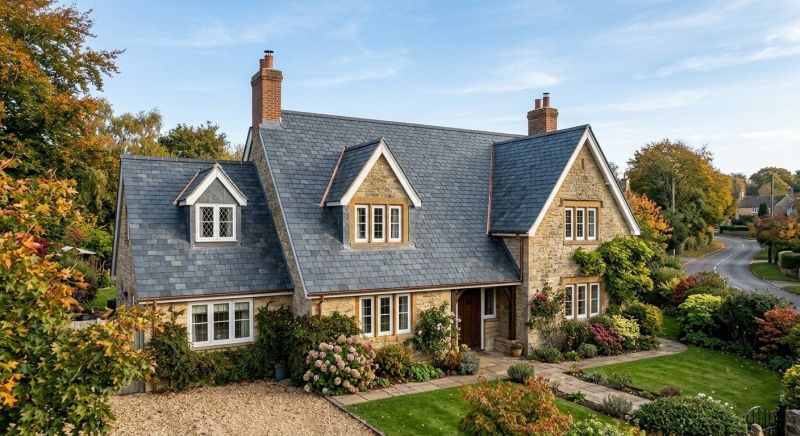 Slate Roof Construction in Sandy Hook, CT