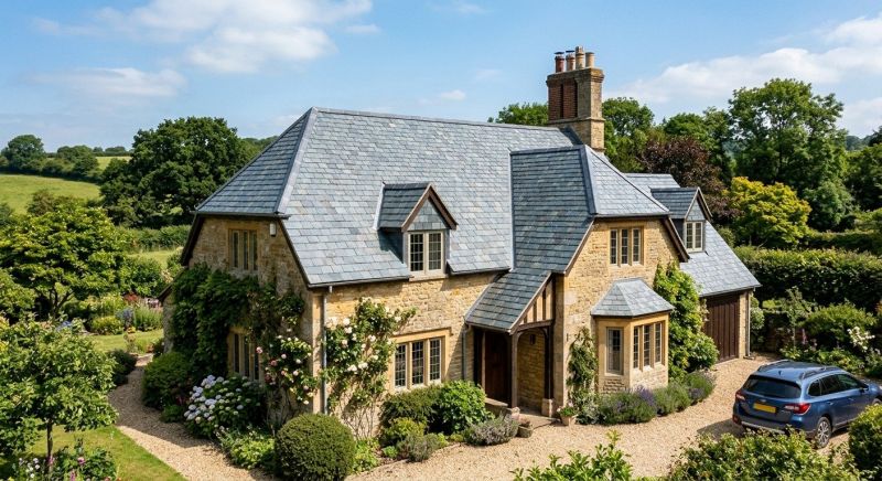 Slate Roof Replacement in Roxbury, CT