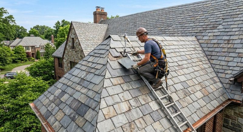 Slate Shingle Replacement in New Haven, CT