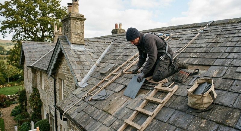 Slate Shingles Repair in Durham, CT