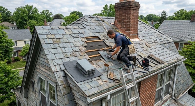 Slate Shingles Repair in Trumbull, CT