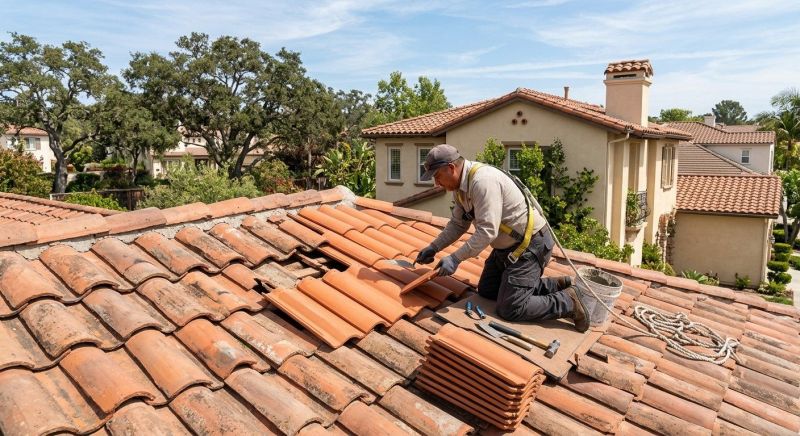 Spanish Tile Roof Repair in New Haven, CT