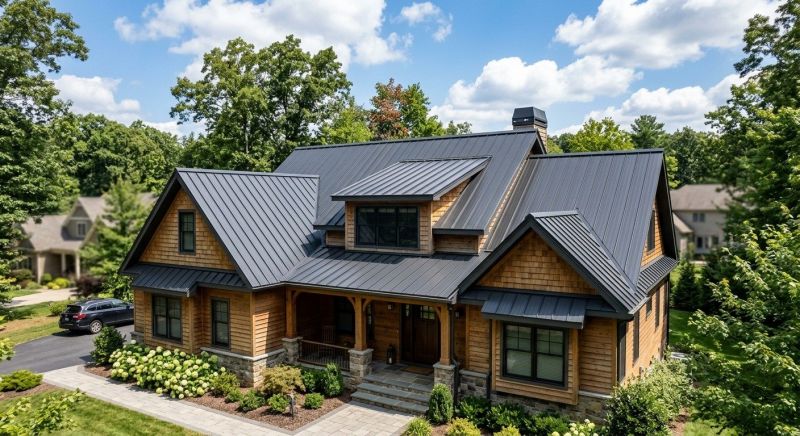 Steel Roof Replacement in Sandy Hook, CT