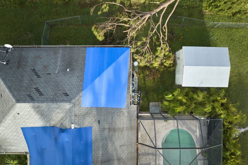 Storm Damage Roof Tarping in New Haven, CT