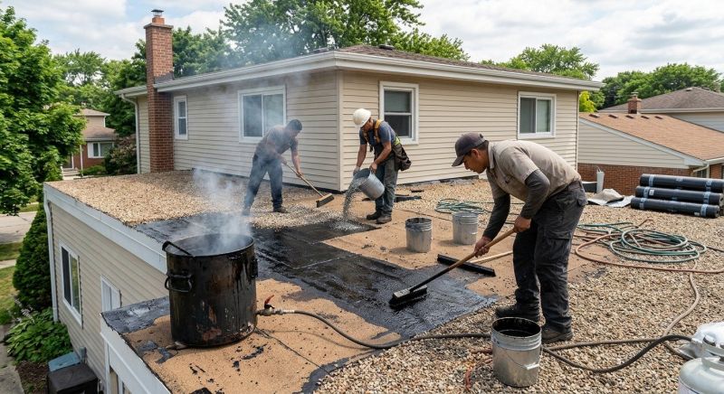 Tar And Gravel Roof Repair in Cheshire, CT
